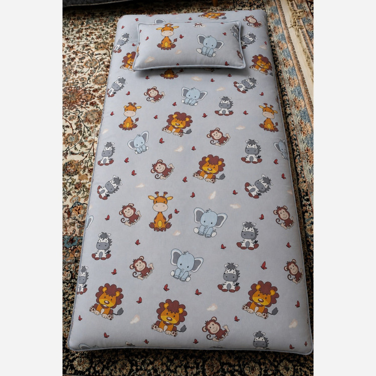 کاور تشک کودک و نوجوان با پارچه های عروسکی